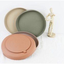 ASSIETTE SILICONE VENTOUSEE ARIA LIN - CHOO