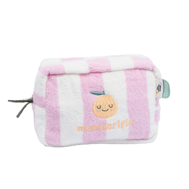 TROUSSE TOILETTE MANDY MANDARINE - THE COTTON CLOUD