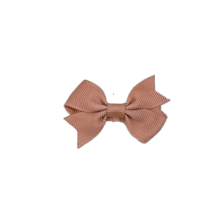 BARRETTE NOEUD TERRACOTTA -...