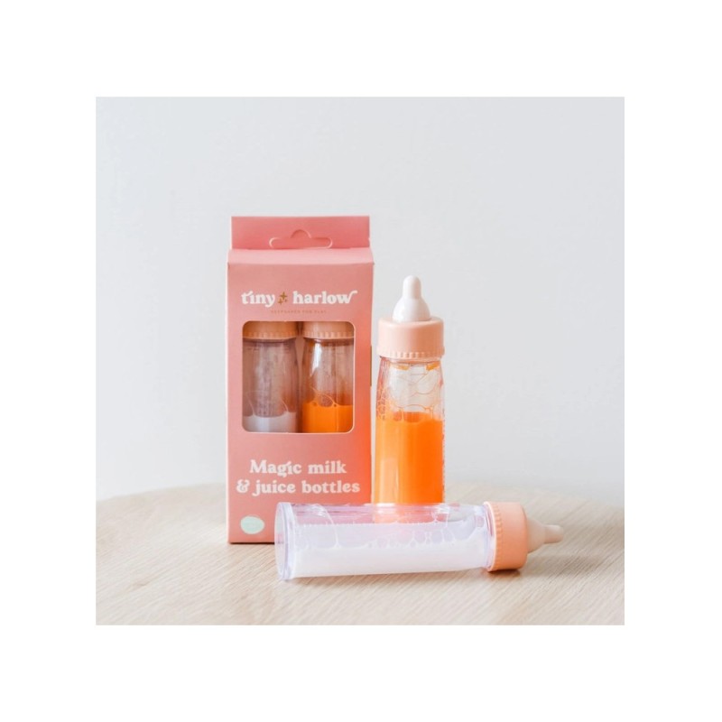 LOT DE 2 BIBERONS LAIT ET JUS DE FRUITS - TINY HARLOW