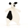 CHIEN PLAT BASHFUL BLACK CREAM PUPPY COMFORTER - JELLYCAT