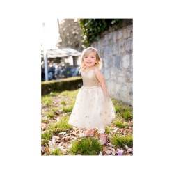 ROBE DE SOIREE GOLDEN GLAM PARTY DRESS 5-6 ANS - GREAT PRETENDERS