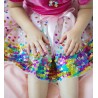 TUTU PARTY FUN SEQUINS SKIRT NEON 4-6 ANS - GREAT PRETENDERS