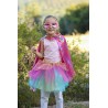 SET TUTU, MASQUE ET CAPE METALLIC OR ET ROSE 4-6 ANS - GREAT PRETENDERS