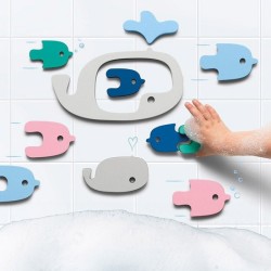 PUZZLE DE BAIN BALEINES WHALE - QUUT