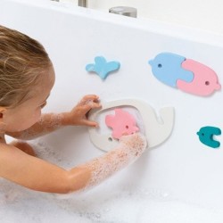 PUZZLE DE BAIN BALEINES WHALE - QUUT