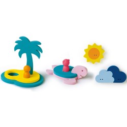 PUZZLE DE BAIN 3D L' ILE AUX TRÉSORS - QUUT