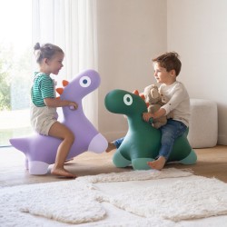 BALLON SAUTEUR HOPPI DINO VERT - QUUT