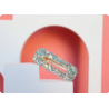 BARRETTE RECTANGLE ALU BLEU - CG HOME