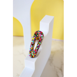 BARRETTE TRIANGLE PAILLETTES JOIE VERTE - CG HOME
