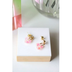 BOUCLES D'OREILLES COEURS...