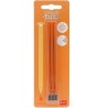 3 RECHARGES STYLO ENCRE GEL EFFACABLE ORANGE - LEGAMI