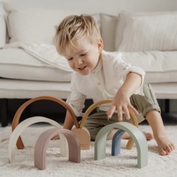 ARC EN CIEL A EMPILER VINTAGE - LITTLE DUTCH