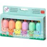 SET DE 6 MINI SURLIGNEURS CAROTTES CARRATE TEAM - LEGAMI