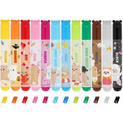 BOITE DE 12 FEUTRES OURSON - LEGAMI