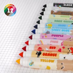 BOITE DE 12 FEUTRES OURSON - LEGAMI