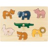 PUZZLE A ENCASTREMENT ANIMAUX EN BOIS - TRIXIE