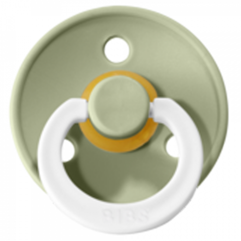 TETINE CAOUTCHOUC NATUREL PHOSPHORESCENTE SAUGE TAILLE 2 - BIBS