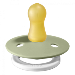 TETINE CAOUTCHOUC NATUREL PHOSPHORESCENTE SAUGE TAILLE 2 - BIBS