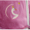 CAPE DE BAIN CYGNE VIEUX ROSE - L'OISEAU BATEAU