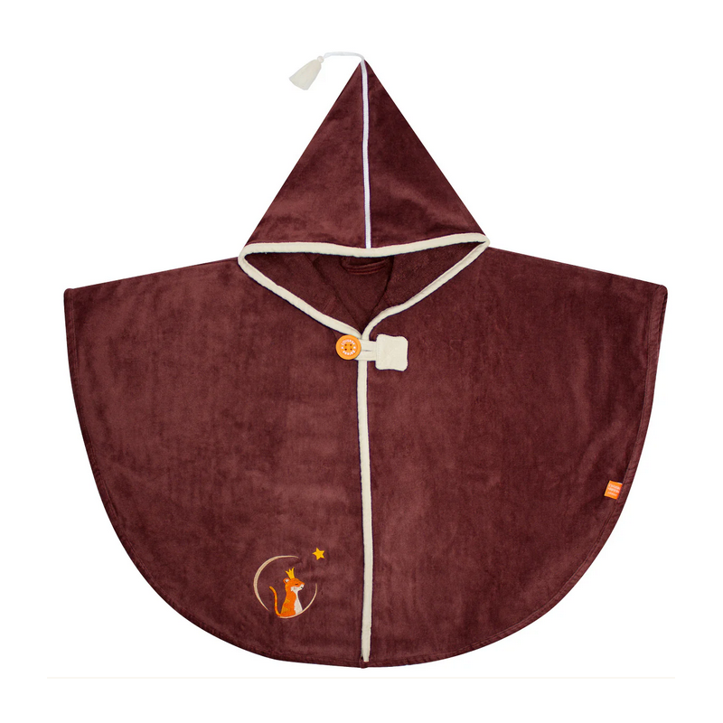CAPE DE BAIN TIGRE CHOCOLAT - L'OISEAU BATEAU