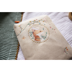 PROTÈGE CARNET DE SANTÉ RENARD CHAPEAU - L'OISEAU BATEAU