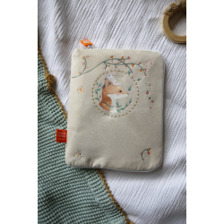 PROTÈGE CARNET DE SANTÉ RENARD CHAPEAU - L'OISEAU BATEAU