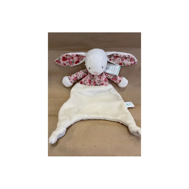 BLOSSOM BUNNY CREAM BERRY COMFORTER - JELLYCAT