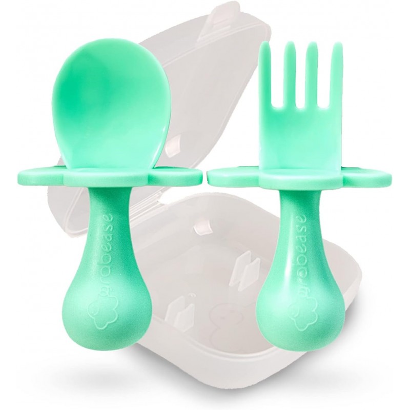 COUVERTS D'APPRENTISSAGE TURQUOISE - GRABEASE