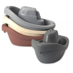 SET DE 4 BATEAUX DE BAIN EN PAILLE DE BLÉ - MAGNI