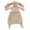 BLOSSOM BUNNY BEIGE PETAL COMFORTER - JELLYCAT