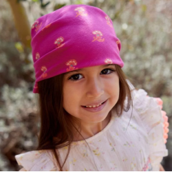 FOULARD INDIEN NUR CAMÉLIA KID - BONHEUR DU JOUR
