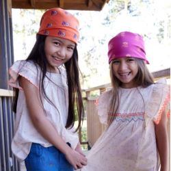 FOULARD INDIEN NUR CAMÉLIA KID - BONHEUR DU JOUR