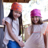 FOULARD INDIEN NUR CAMÉLIA KID - BONHEUR DU JOUR