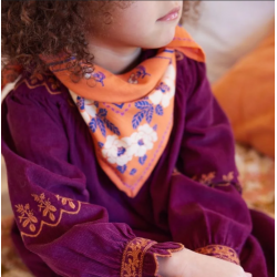 FOULARD INDIEN NUR CLÉMENTINE KID - BONHEUR DU JOUR