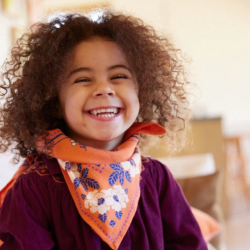 FOULARD INDIEN NUR CLÉMENTINE KID - BONHEUR DU JOUR