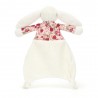 BLOSSOM BUNNY CREAM BERRY COMFORTER - JELLYCAT