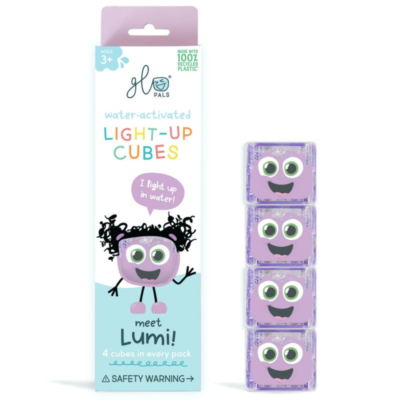 CUBES LUMINEUX VIOLET LILA - GLO PALS