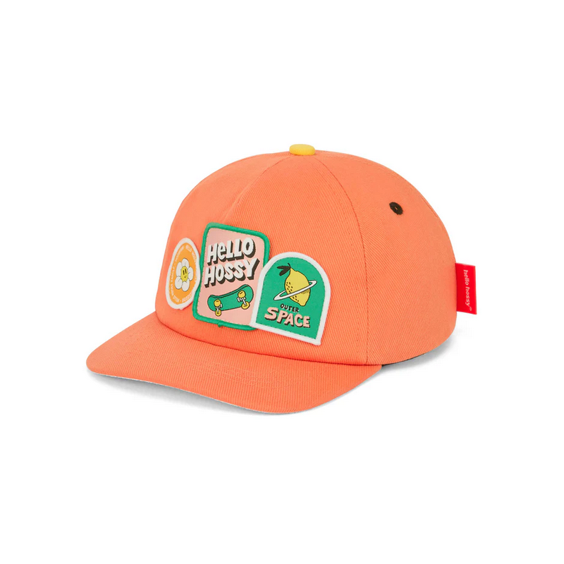CASQUETTE PATCHY ORANGE 6 ANS+- HELLO HOSSY