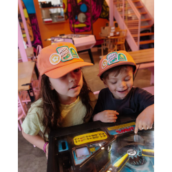 CASQUETTE PATCHY ORANGE 6 ANS+- HELLO HOSSY