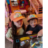 CASQUETTE PATCHY ORANGE 6 ANS+- HELLO HOSSY