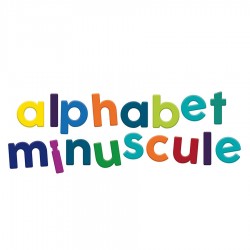 COFFRET MAGNETS BOIS ALPHABET 80 LETTRES MINUSCULE - VILAC