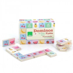 DOMINOS EN BOIS REVERSIBLES...