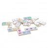 DOMINOS EN BOIS REVERSIBLES FRUITS ET LEGUMES - SARAH BETZ - VILAC