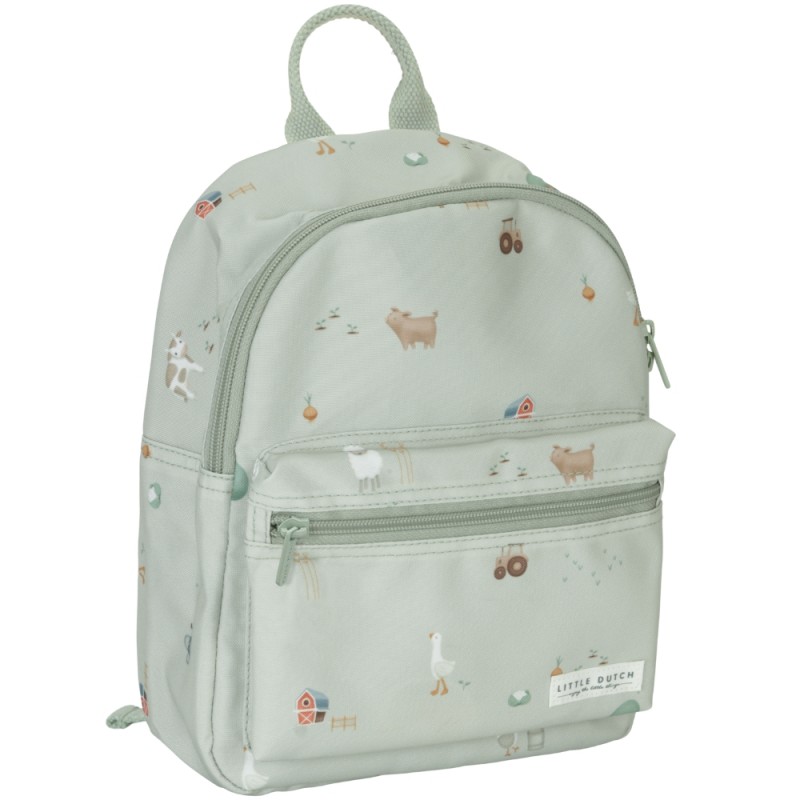 SAC A DOS LITTLE FARM VERT - LITTLE DUTCH