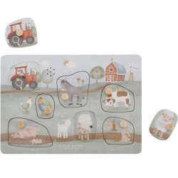 PUZZLE SONORE BOIS LITTLE FARM - LITTLE DUTCH