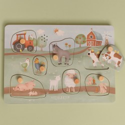 PUZZLE SONORE BOIS LITTLE FARM - LITTLE DUTCH