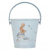 SEAU METAL BLEU FOREST FRIENDS - LITTLE DUTCH