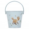 SEAU METAL BLEU FOREST FRIENDS - LITTLE DUTCH