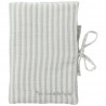 PROTEGE CARNET SANTE RAYE VERT DE GRIS SOFT STRIPES - BB AND CO